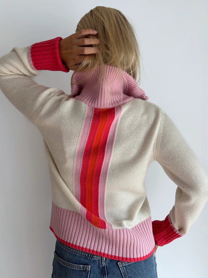 Contrast cardigan