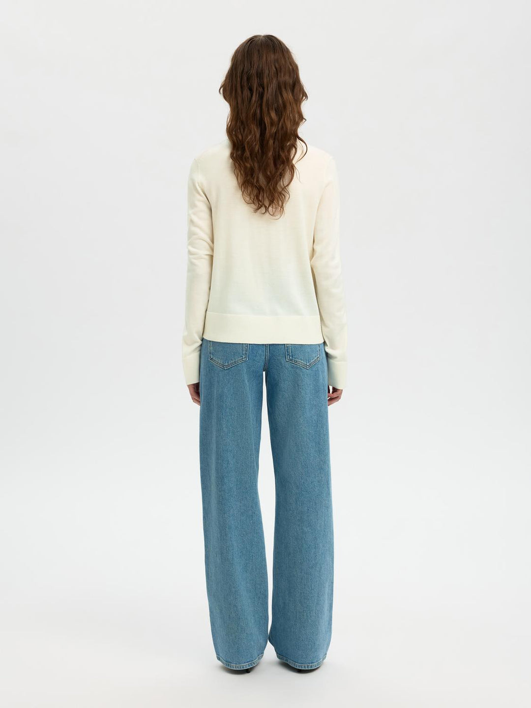 Slwthea Ls Knit Merino Cardigan Noos