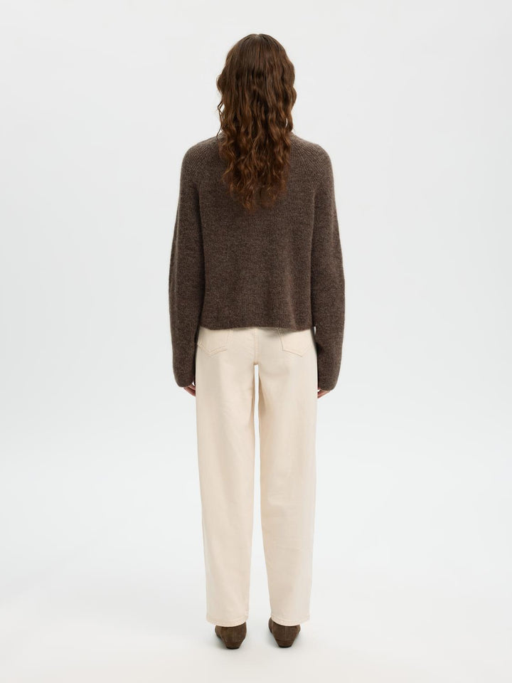 Slfsia Ras Ls Knit Short Cardigan