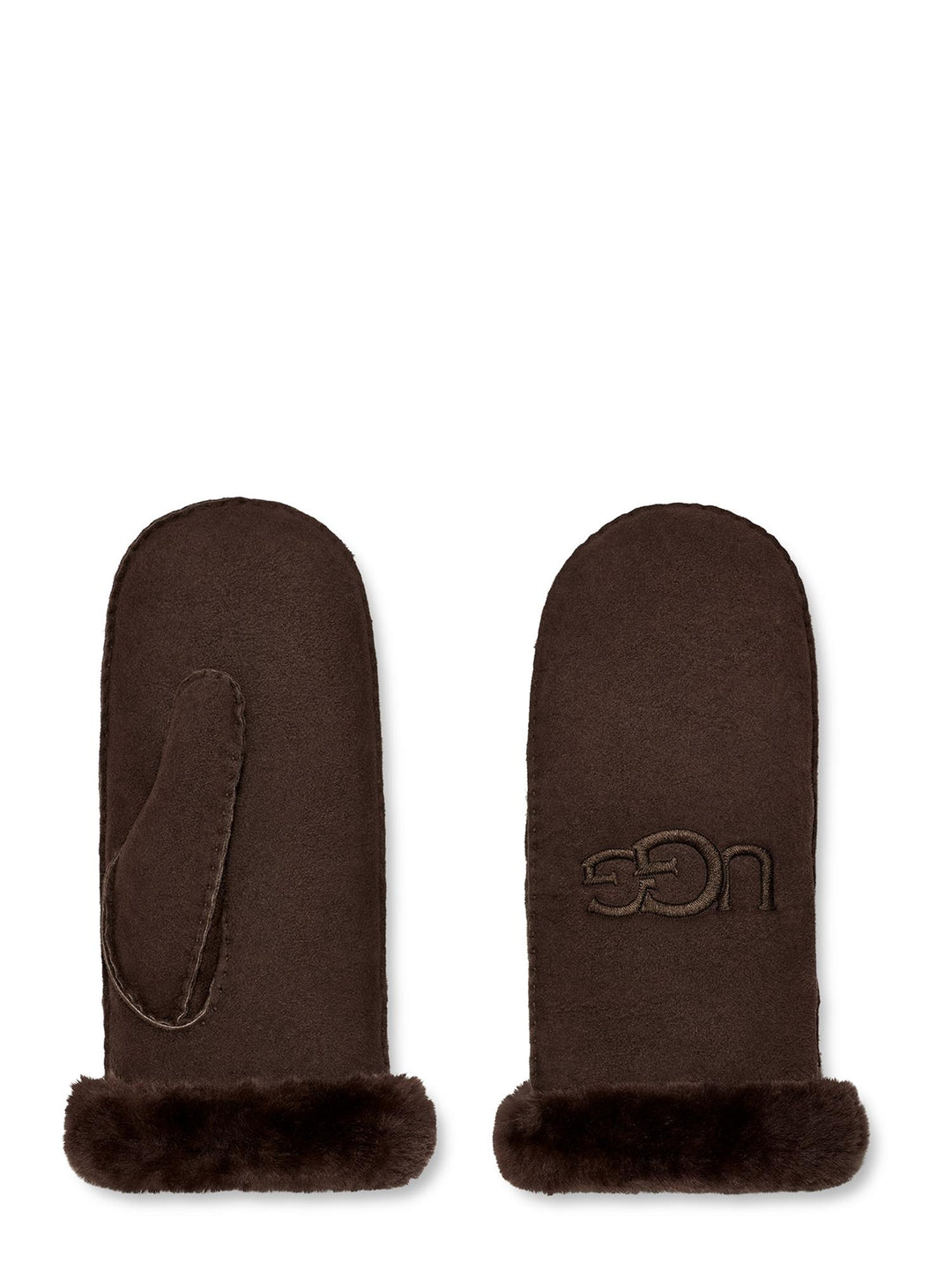 W shearling mitten