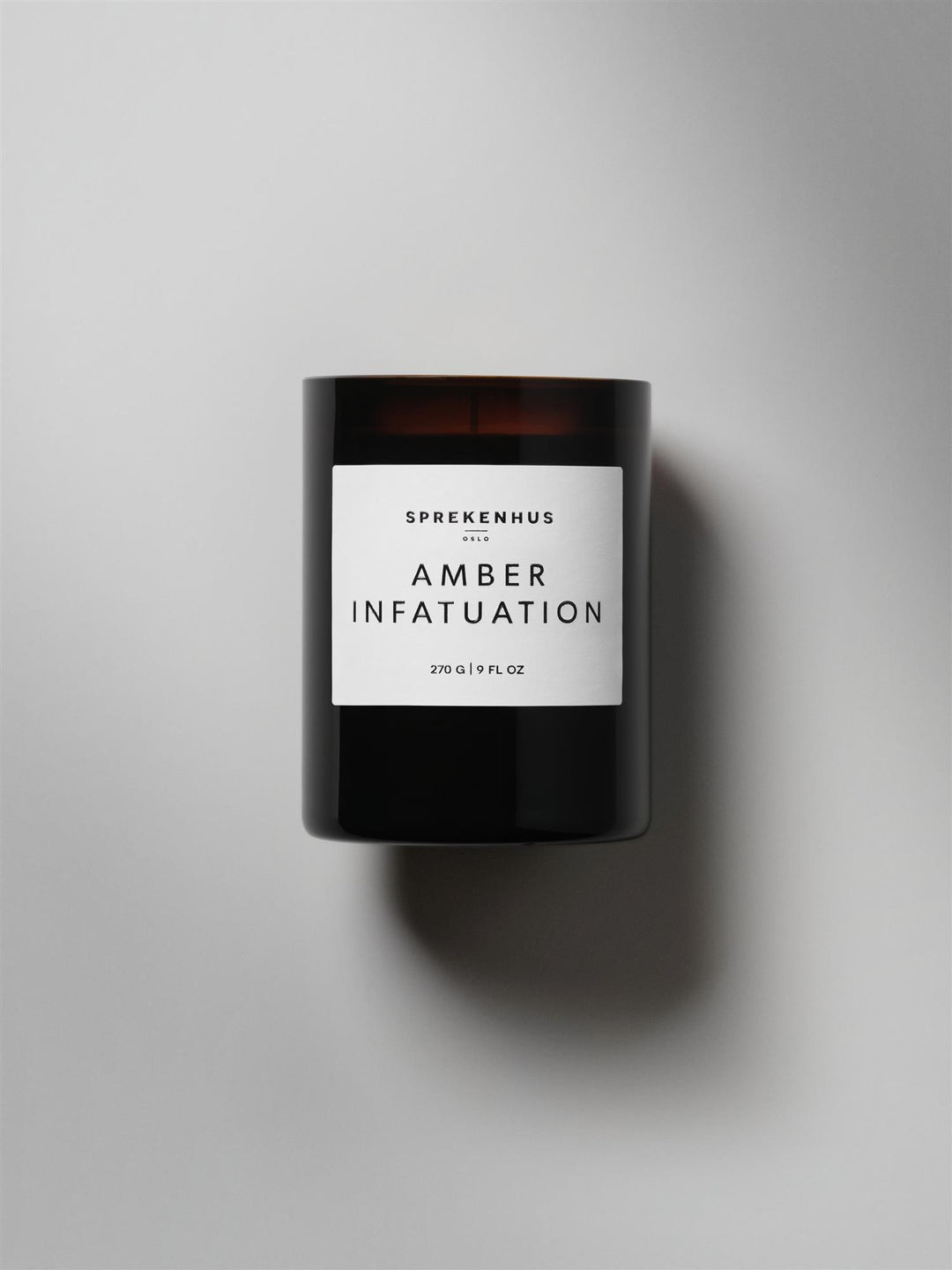 Scented candle - Amber Infatuation