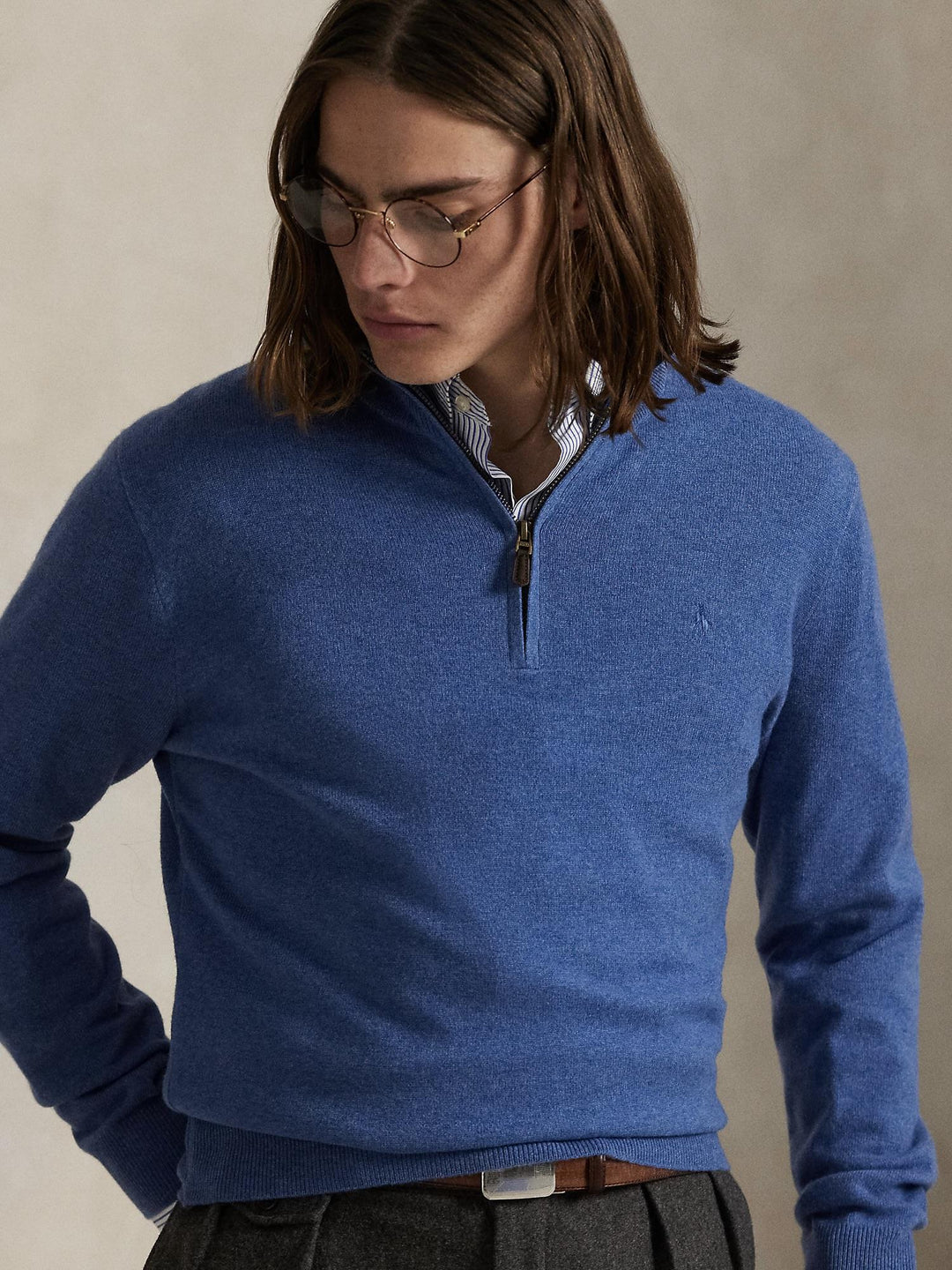 Wool Quarter Zip