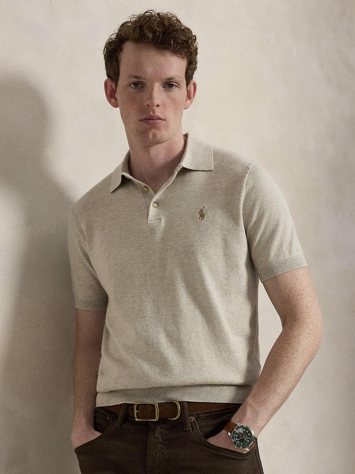 Cotton Polo Sweater