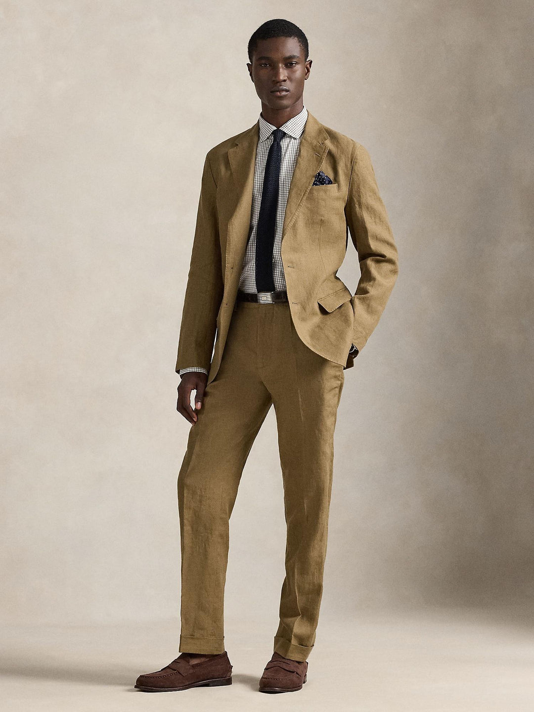 Custom fit poplin stretch shirt