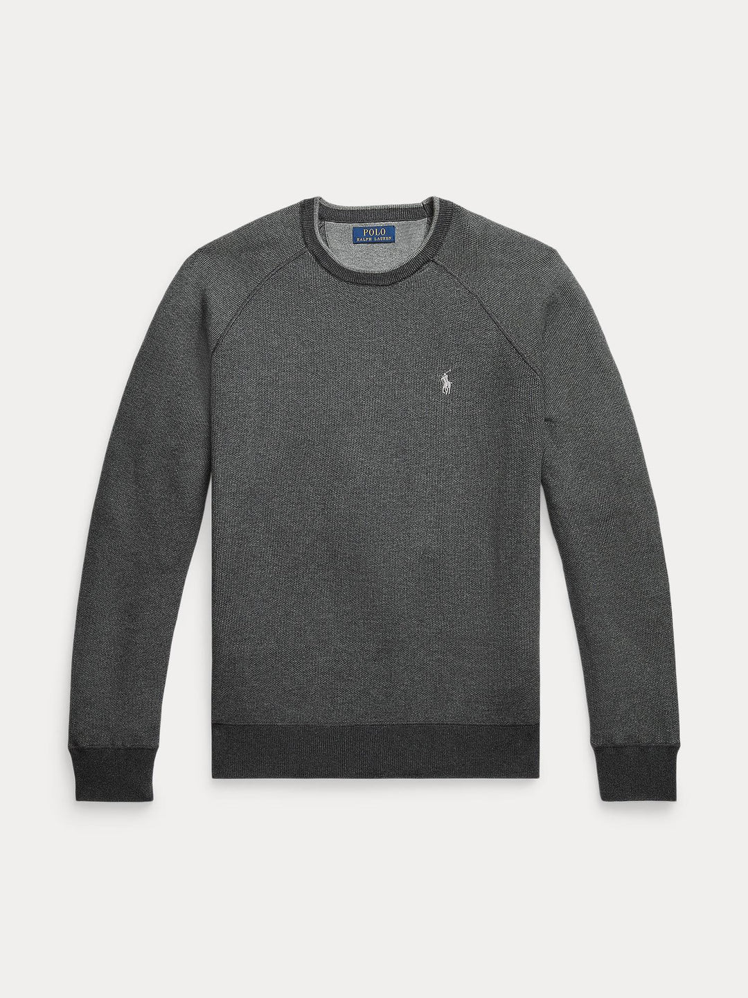 Textured Cotton Crewneck