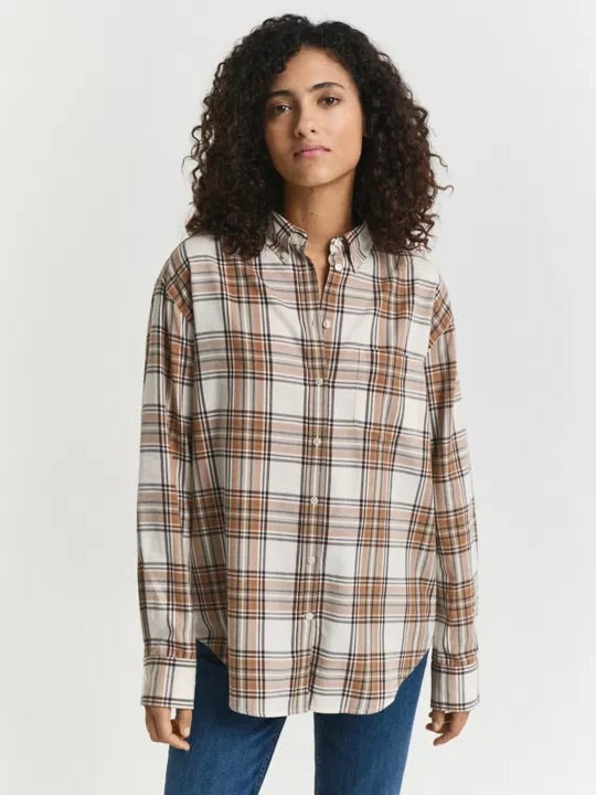 Checked flannel shirt