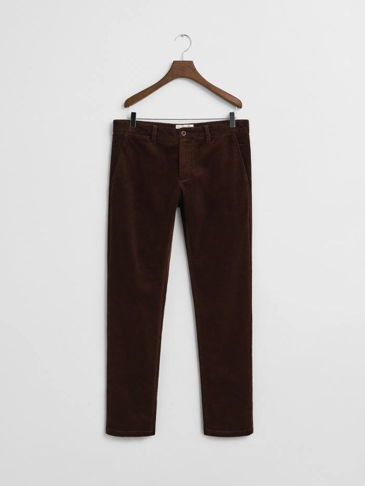 Slim cord chinos