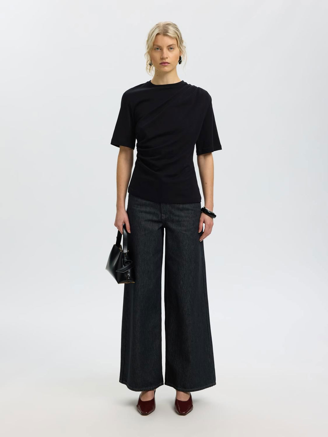 Slwtaj Light Twist Tee Noos