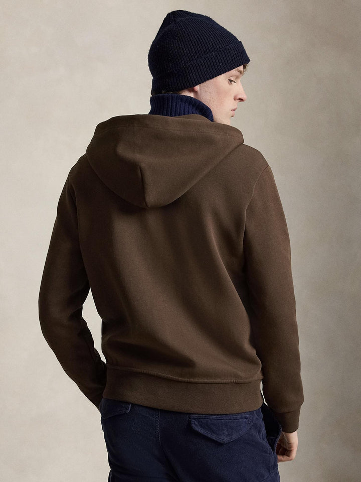 Double knit full zip hoodie