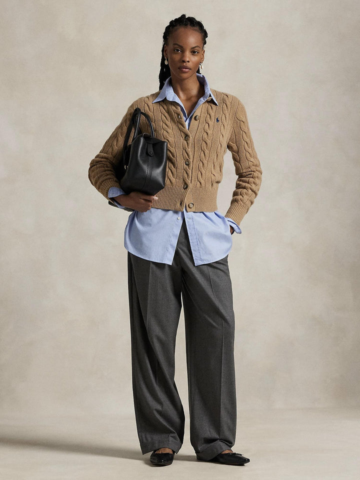 Wool cashmere cardigan