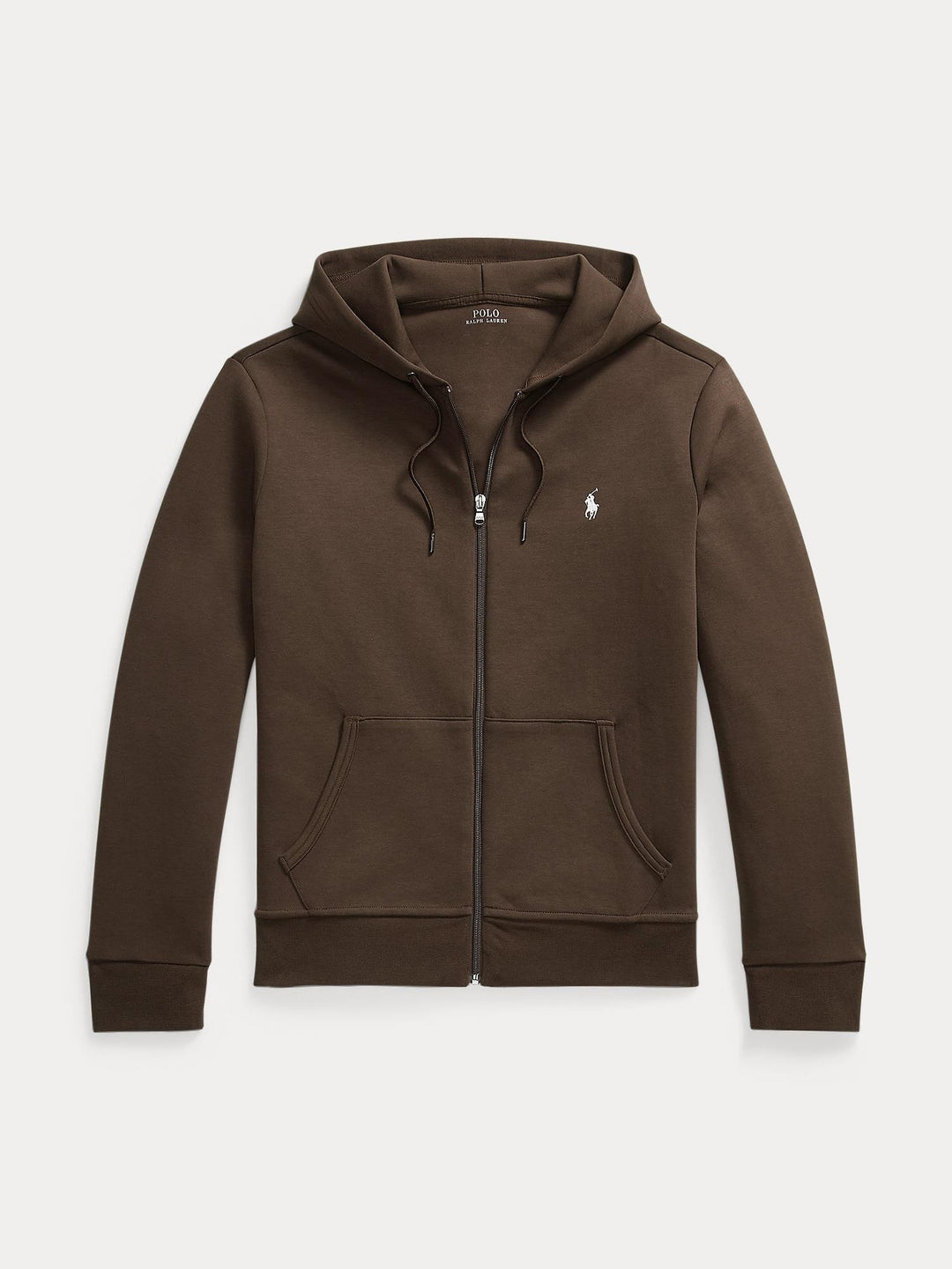 Double knit full zip hoodie