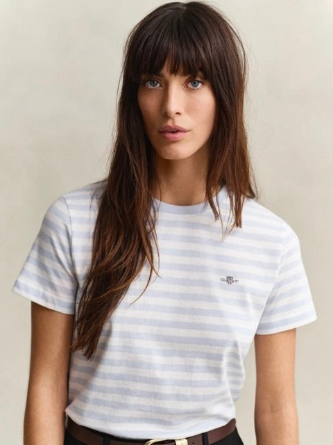 Reg Striped Shield T-Shirt