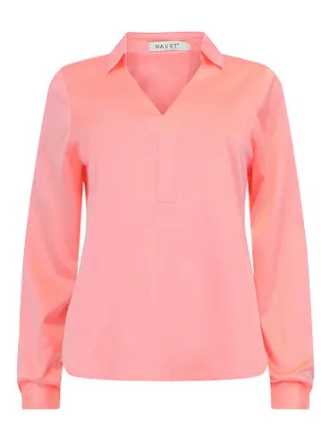 Satin V-Neck Blouse