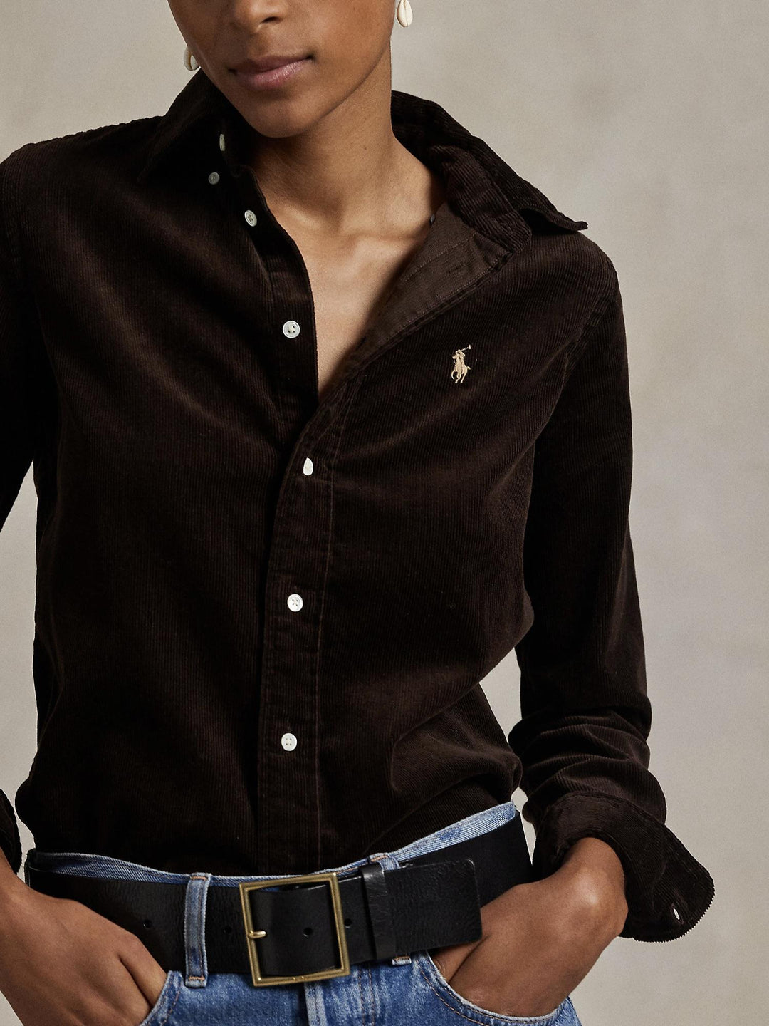 Slim Corduroy Shirt
