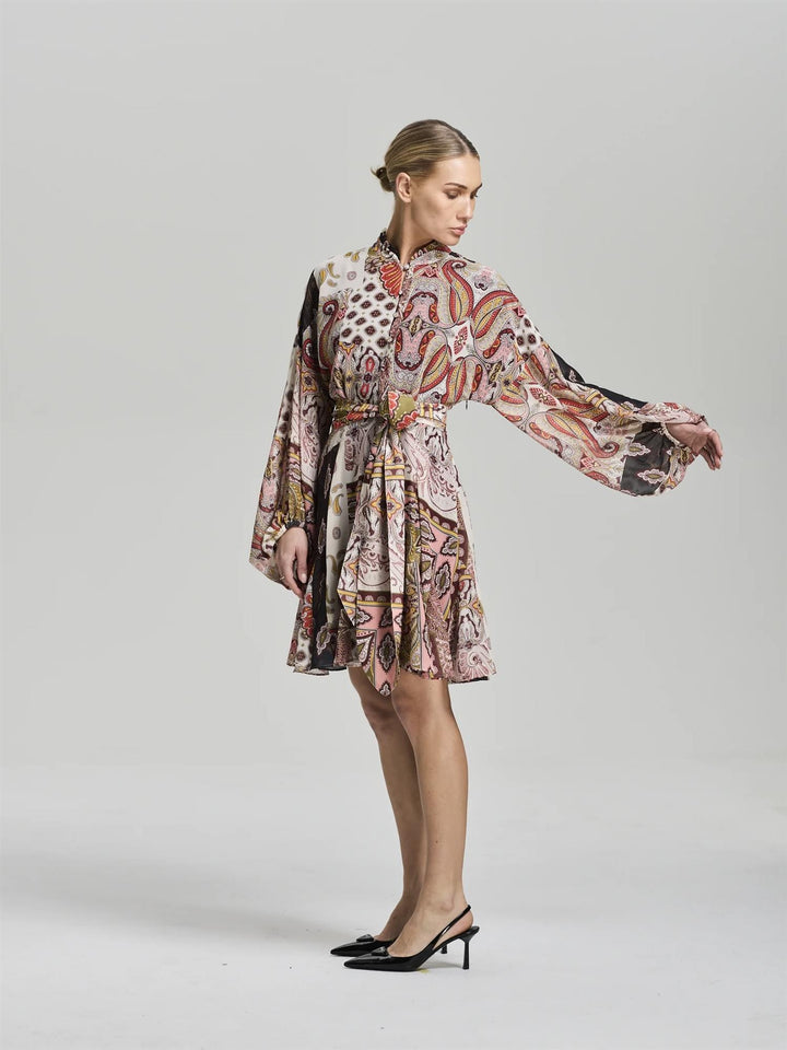 Aliah paisley dress