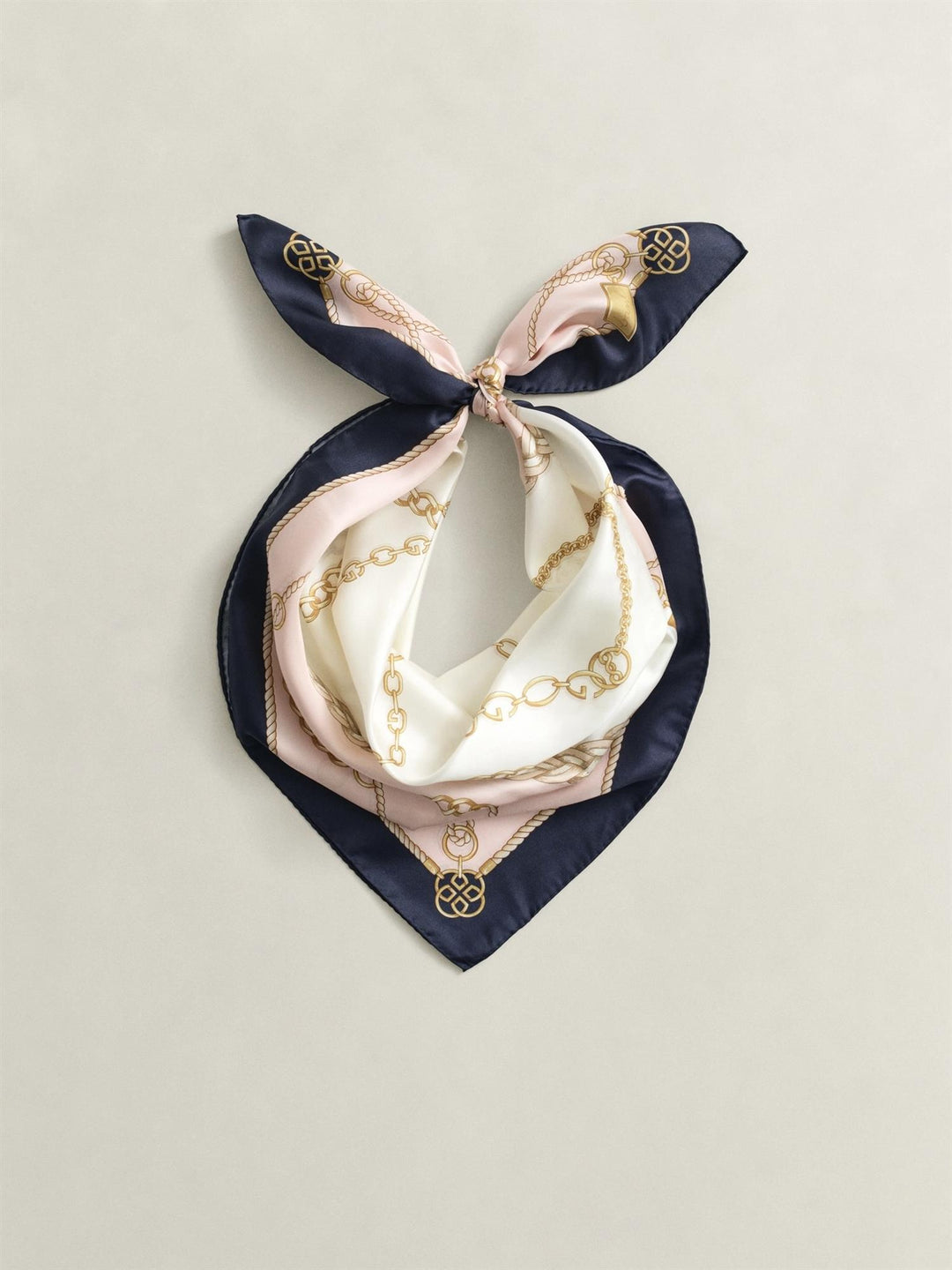 Chain Print Silk Scarf