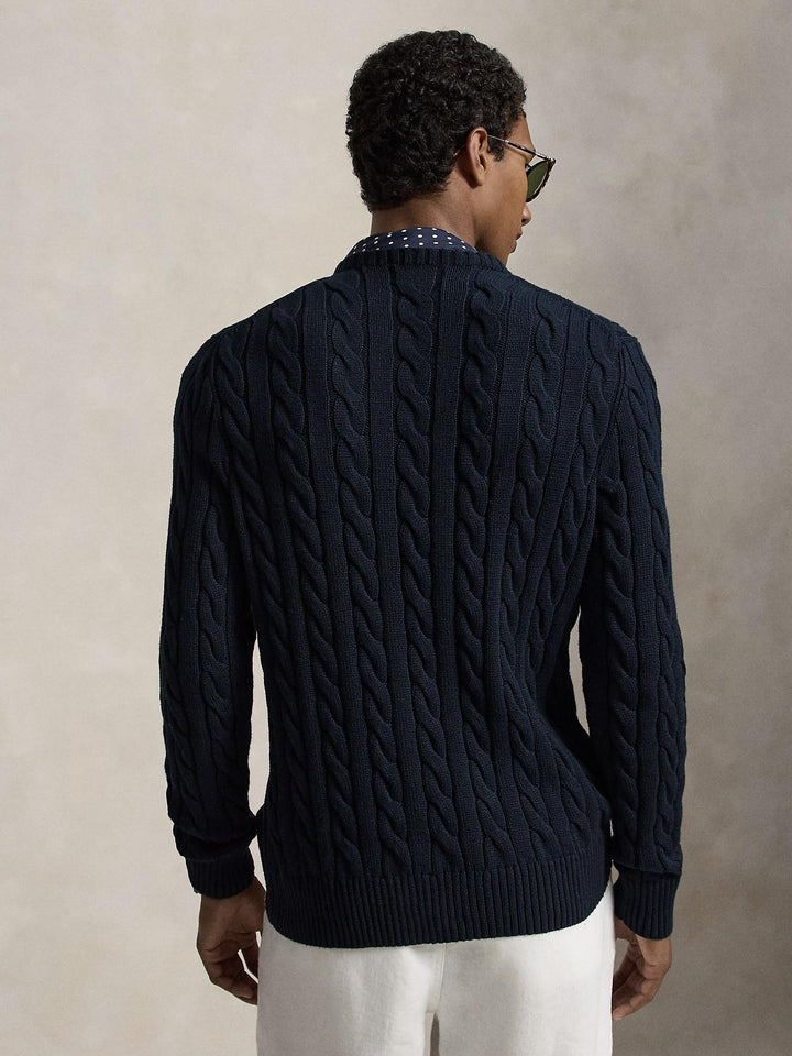 Cable Knit Cotton Sweater