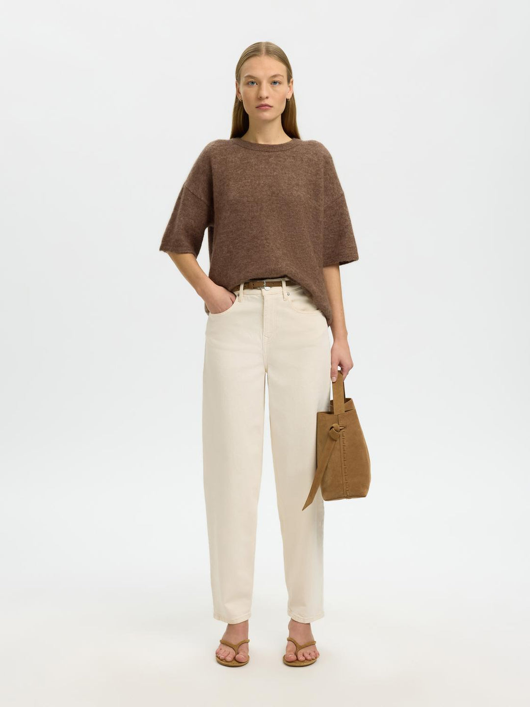 Slwlulu 2/4 Knit O-Neck Noos