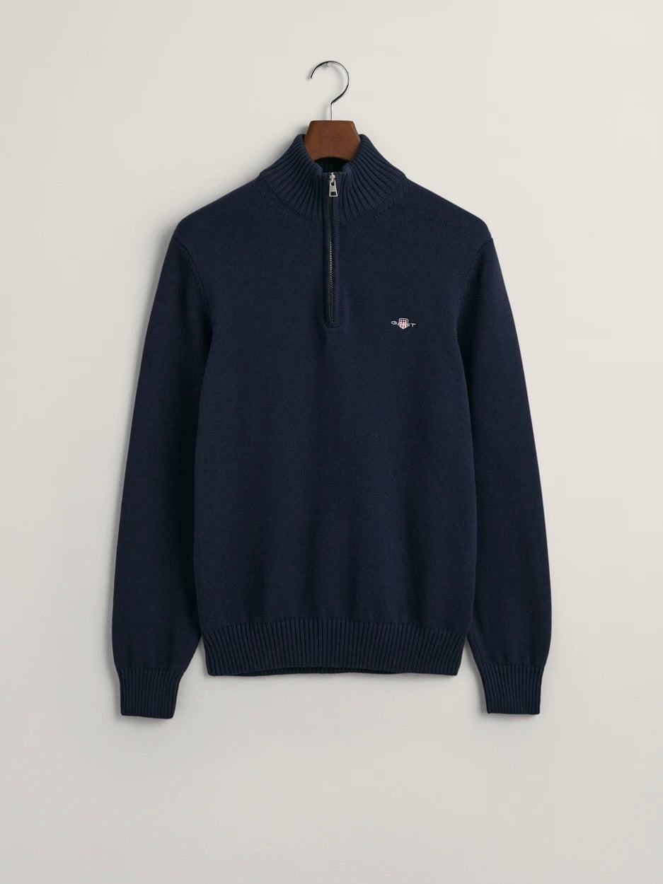 Casual Cotton Half Zip