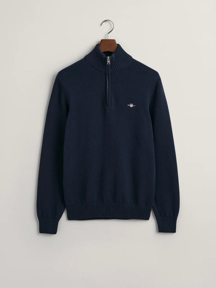 Casual Cotton Half Zip