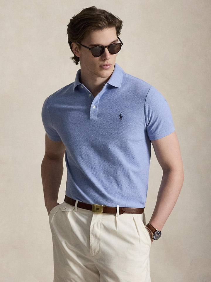 CUSTOM SLIM FIT MESH POLO