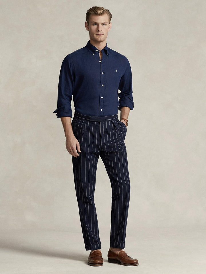 Custom fit linen shirt