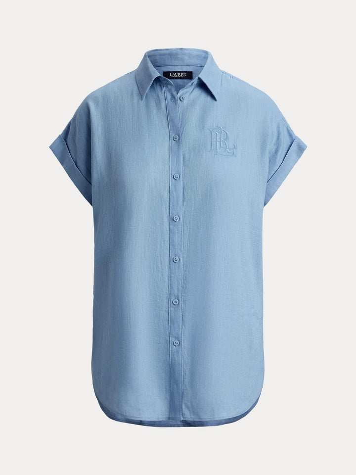 Linen short sleeve shirt