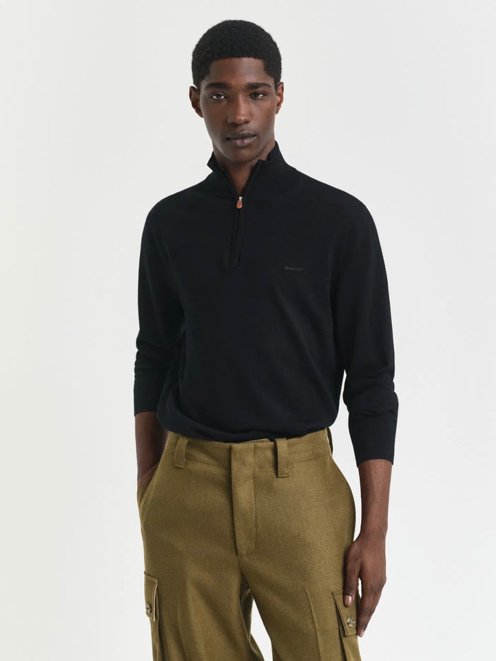 Extrafine Merino Wool Half Zip