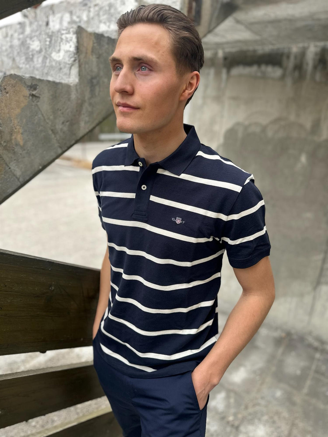 Striped Polo