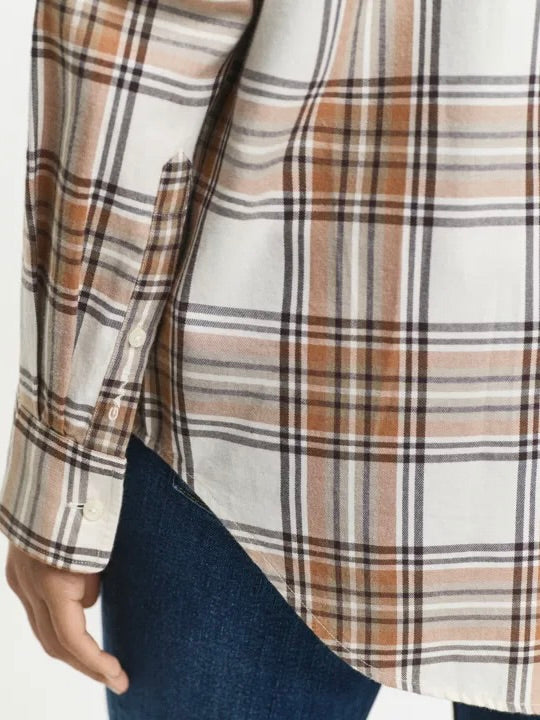 Checked flannel shirt