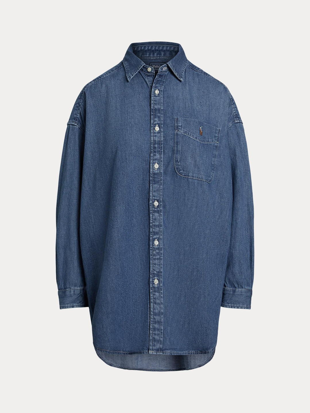 Oversize denim shirt