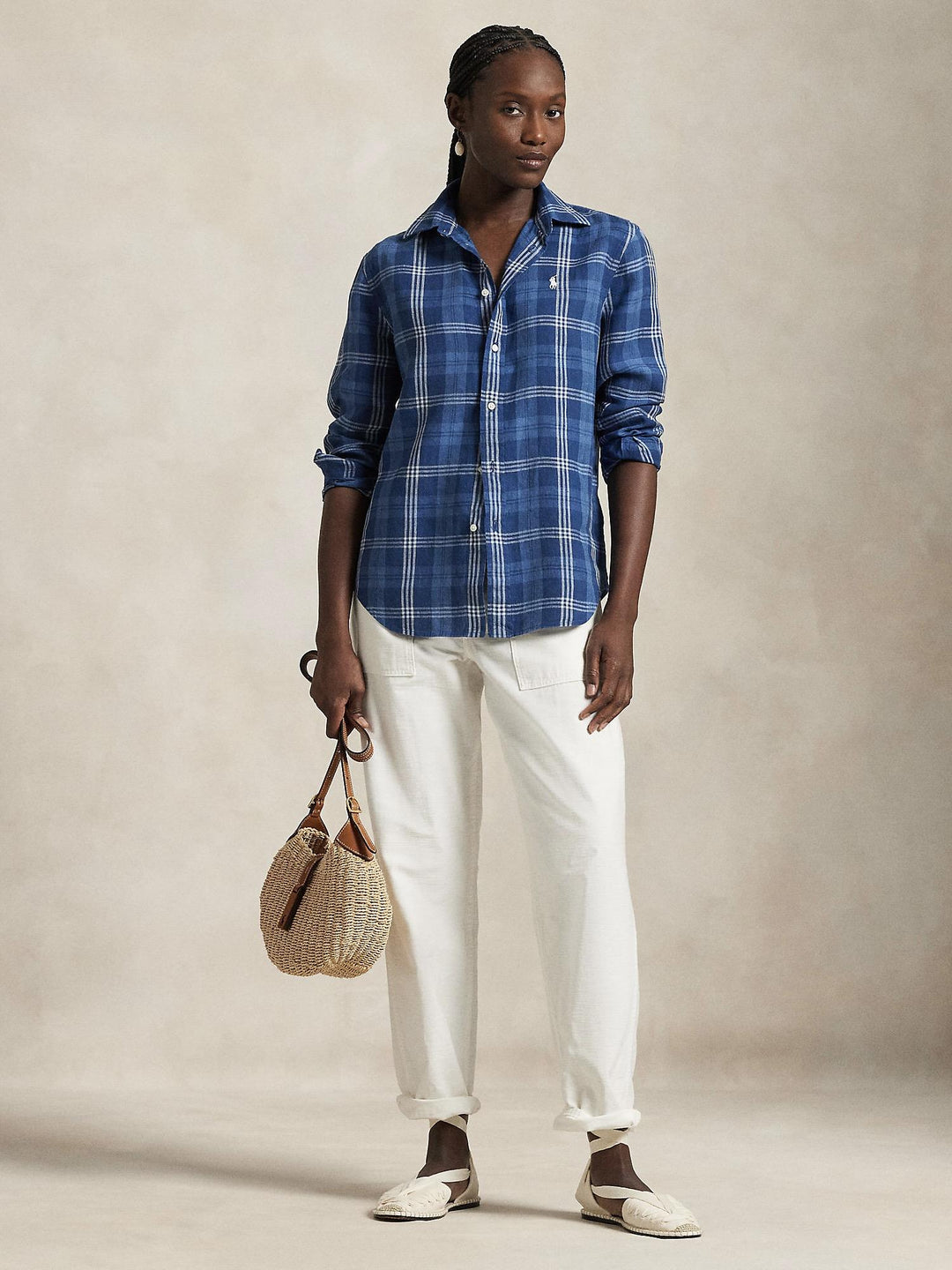 Plaid Linen Shirt
