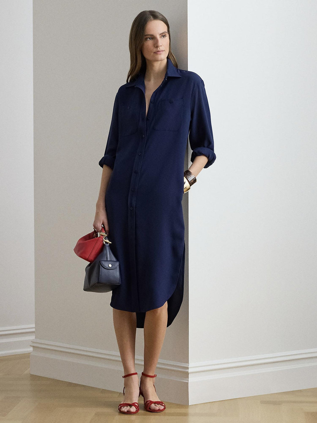 Woven Shirt Dress