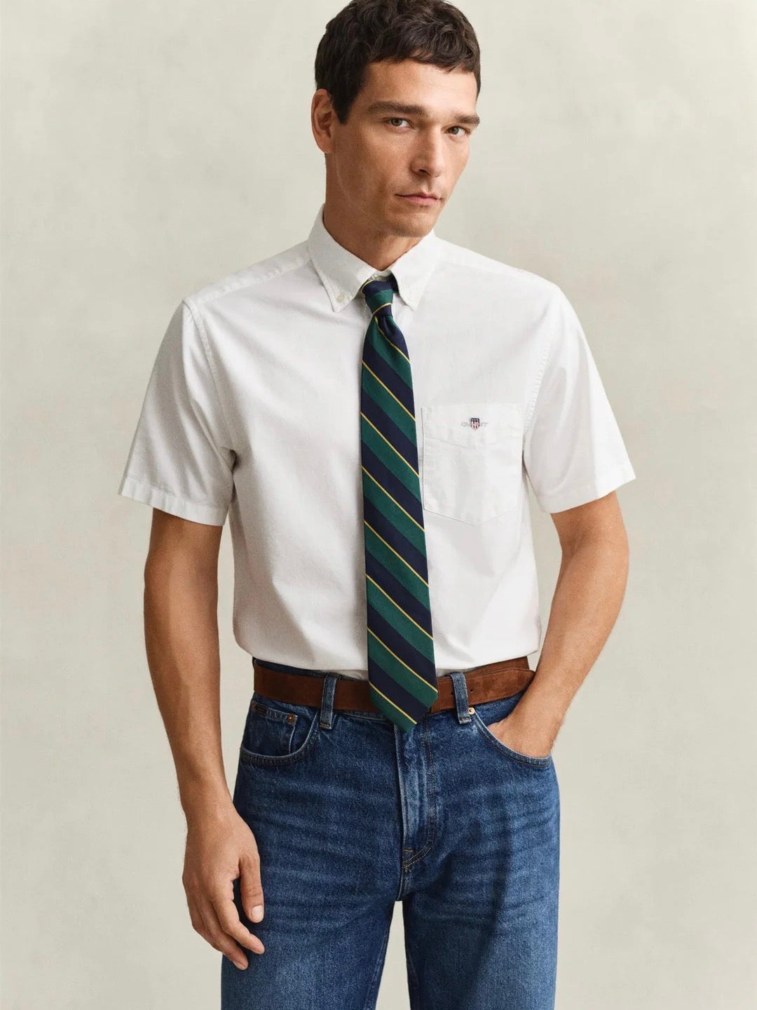 Reg Classic Oxford Ss Shirt