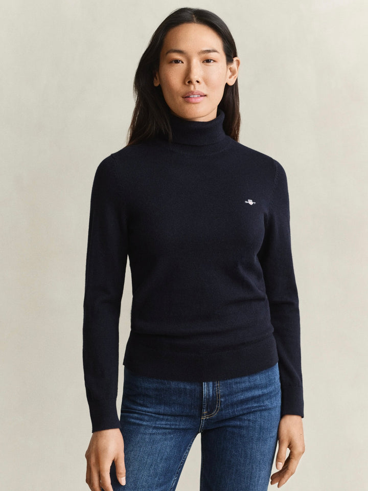 Wool Cotton Turtleneck