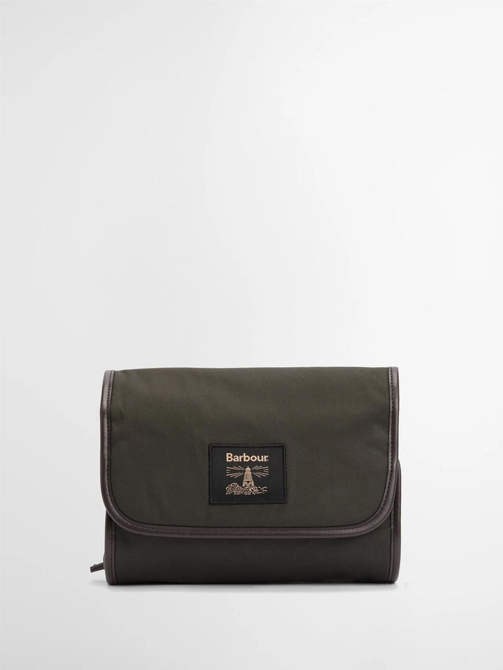 Barbour Wax Hanging Washbag