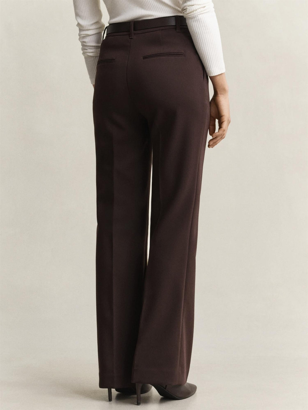 Slim Flared Slacks