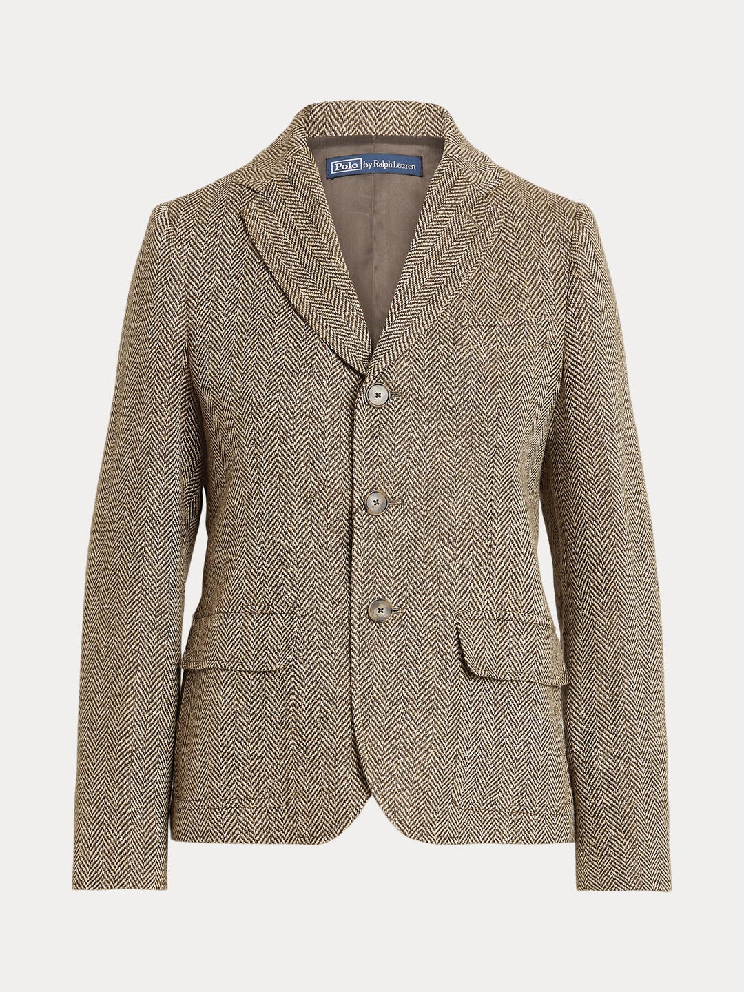 Single breasted herringbone blazer