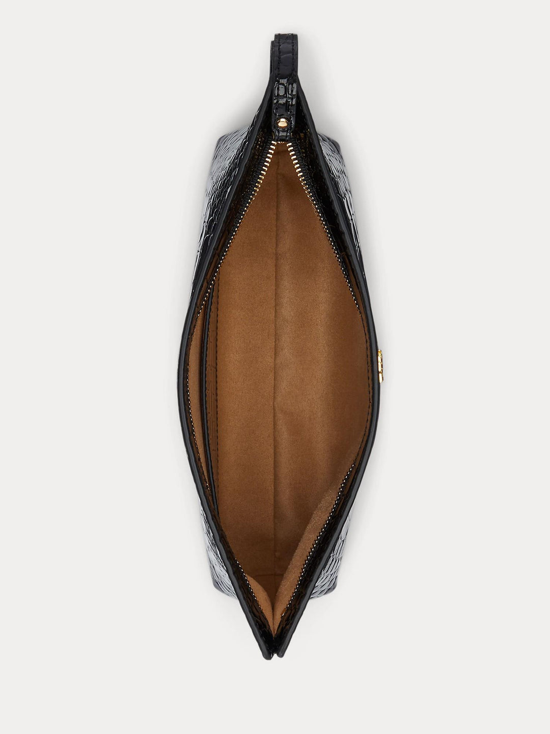 CROCODILE EMB LARGE POUCH