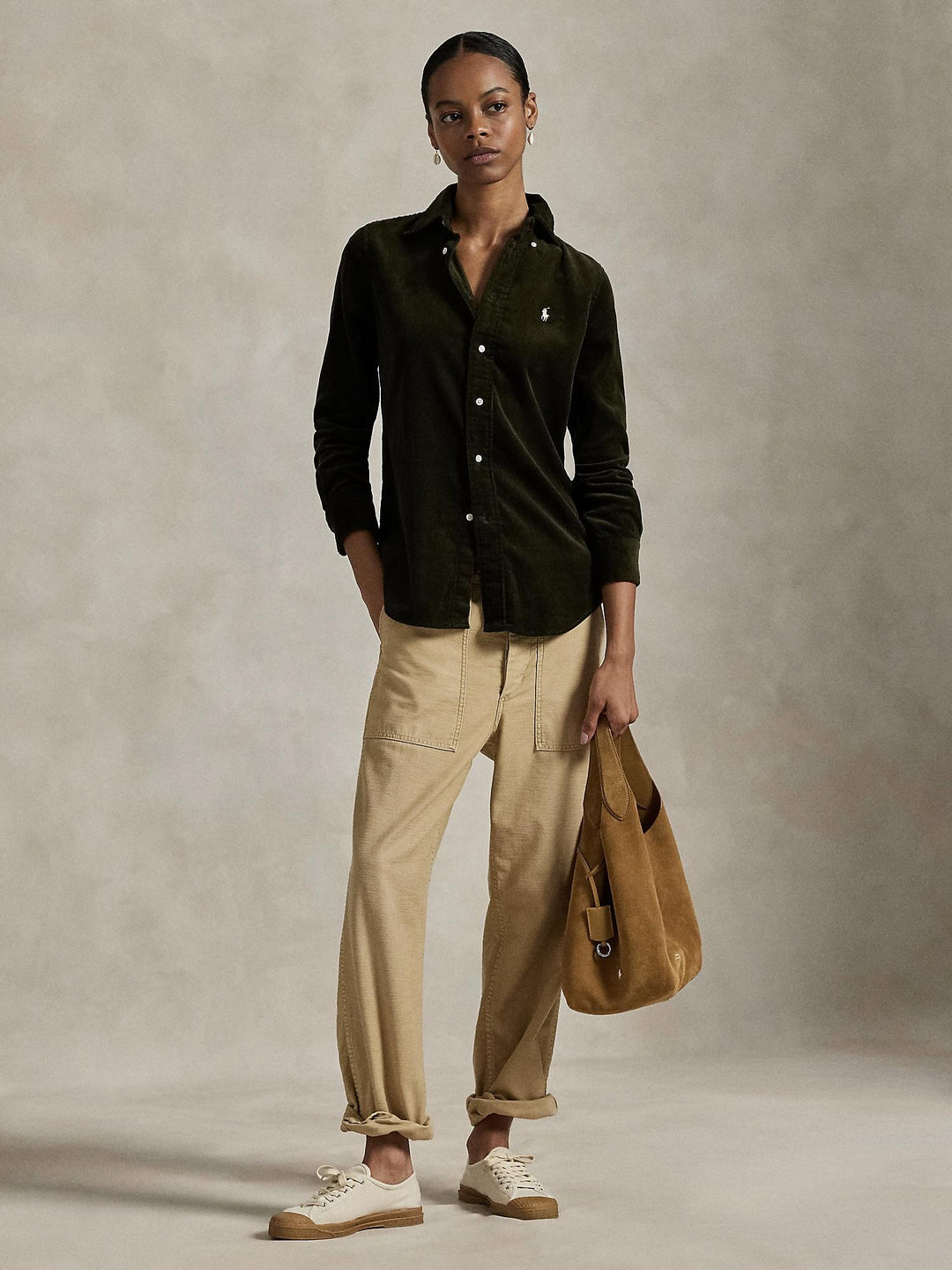 Slim Corduroy Shirt