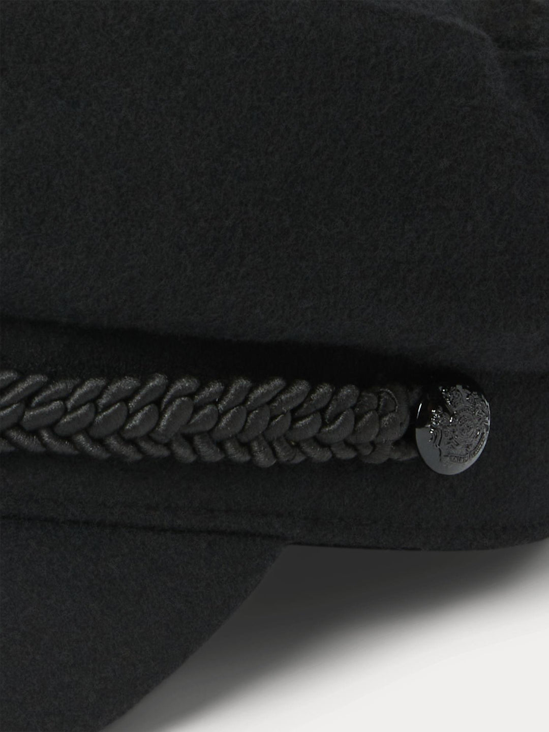 Wool blend fisherman cap