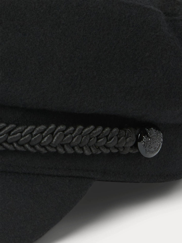 Wool blend fisherman cap