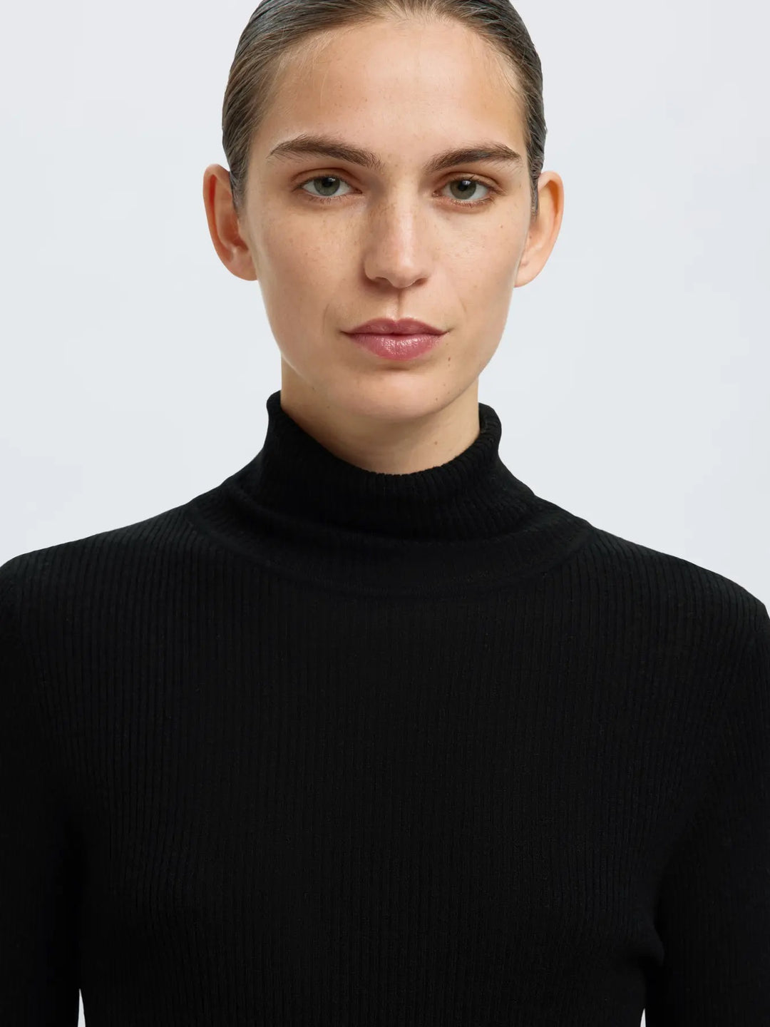 SLFIngridLS knit rollneck