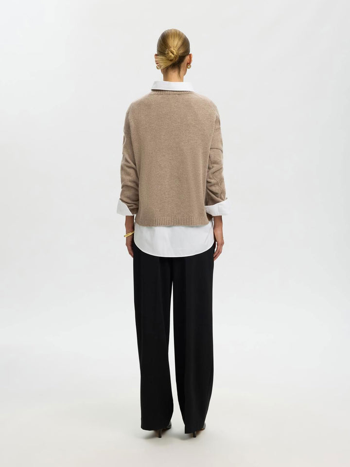 Slwcille Cashmere Blend High Neck Noos