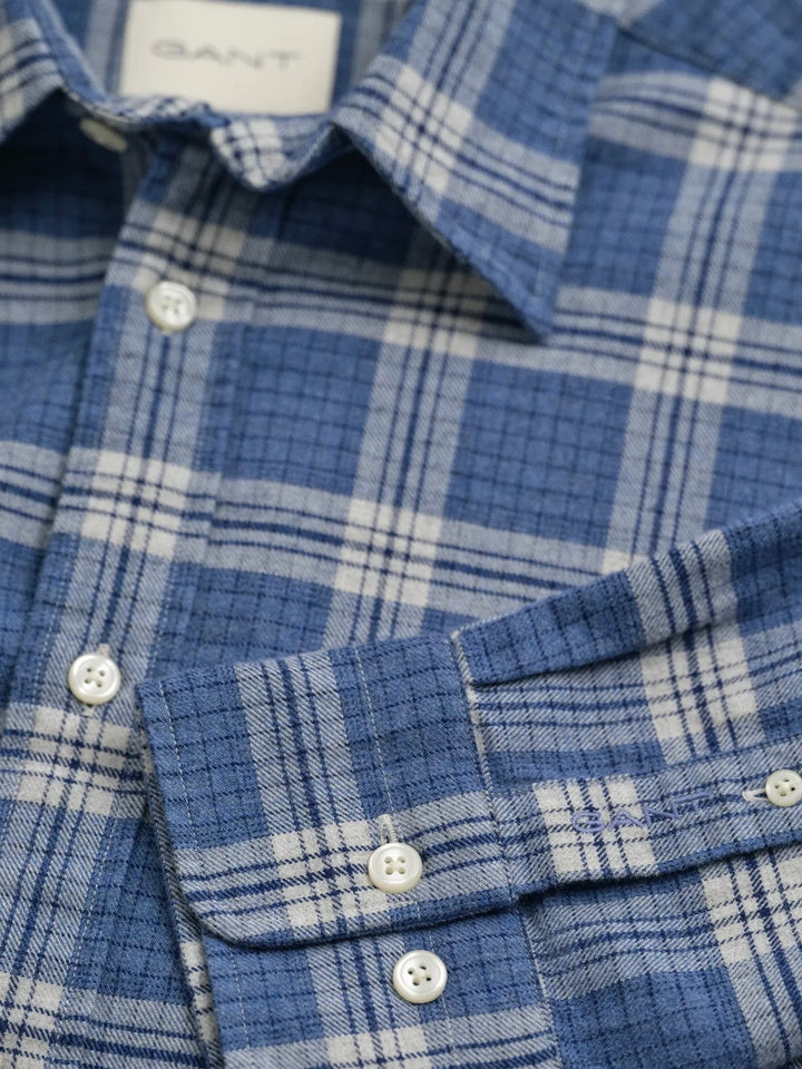 Reg Flanell Melange Check