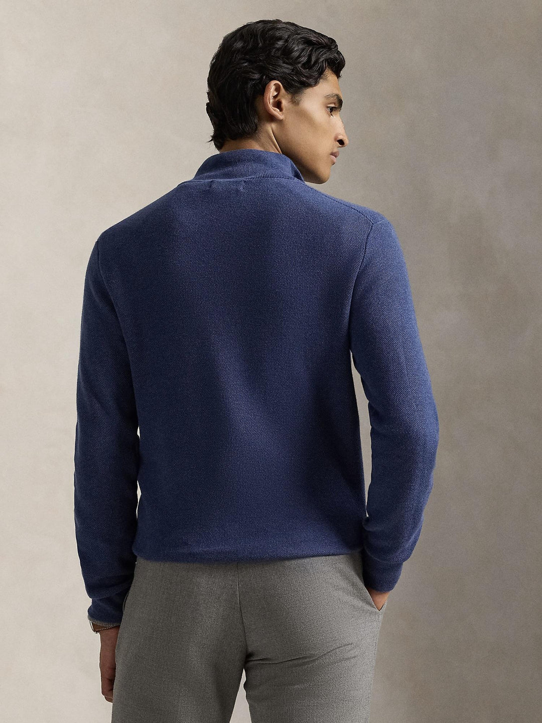 Knit Cotton Quarter Zip