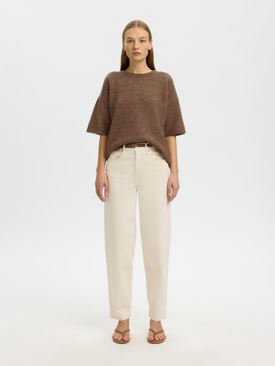 Slwlulu 2/4 Knit O-Neck Noos
