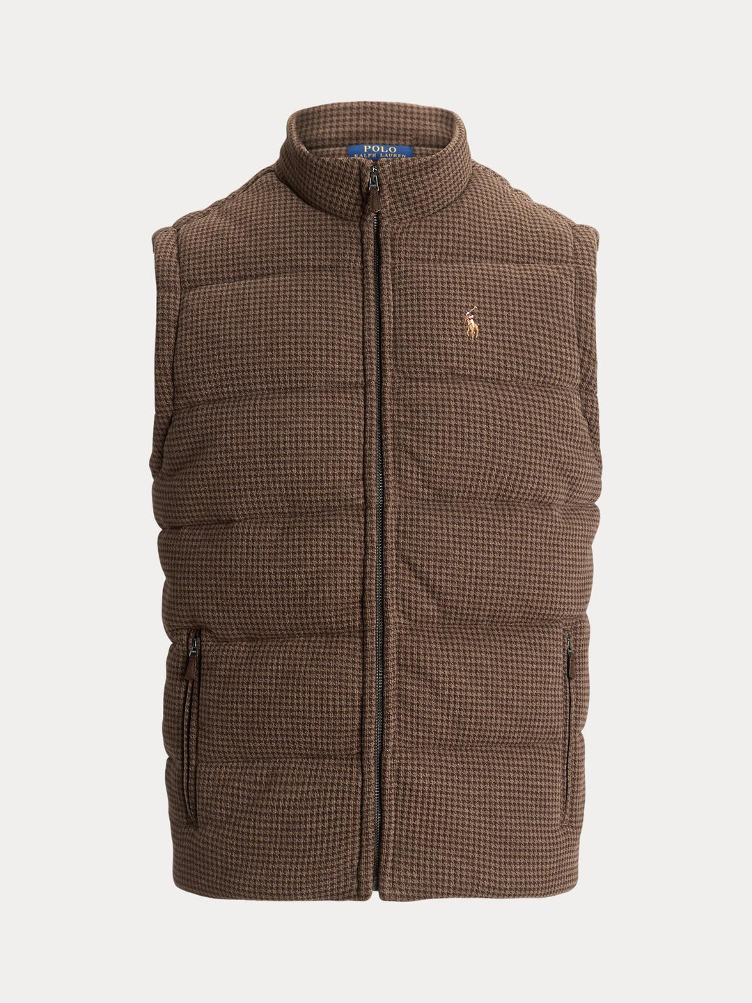 Houndstooth Double Knit Vest