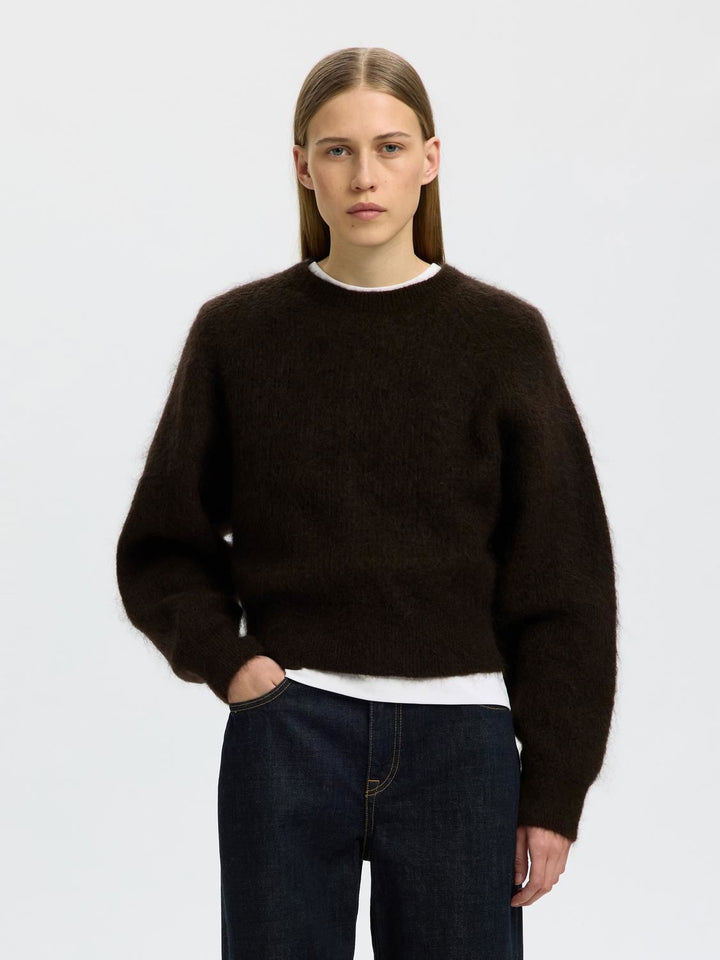 Slwmira Ls Knit Short O-Neck Noos