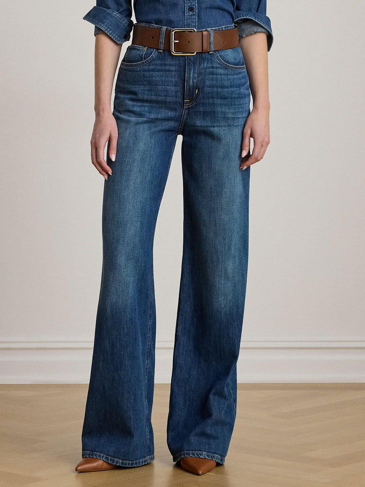 High rise wide leg